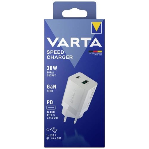 Kućni brzi punjač Varta USB C+USB A 1 kom