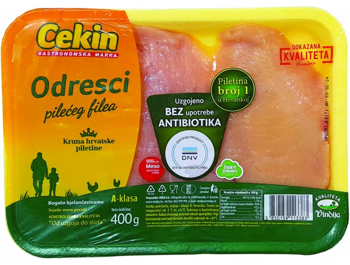 Cekin Pileći odresci filea 400 g