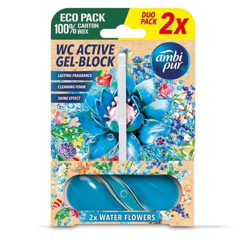 Ambi Pur Duo pack set wc gel 750ml i solid rimblock 2x45g AMBI PUR