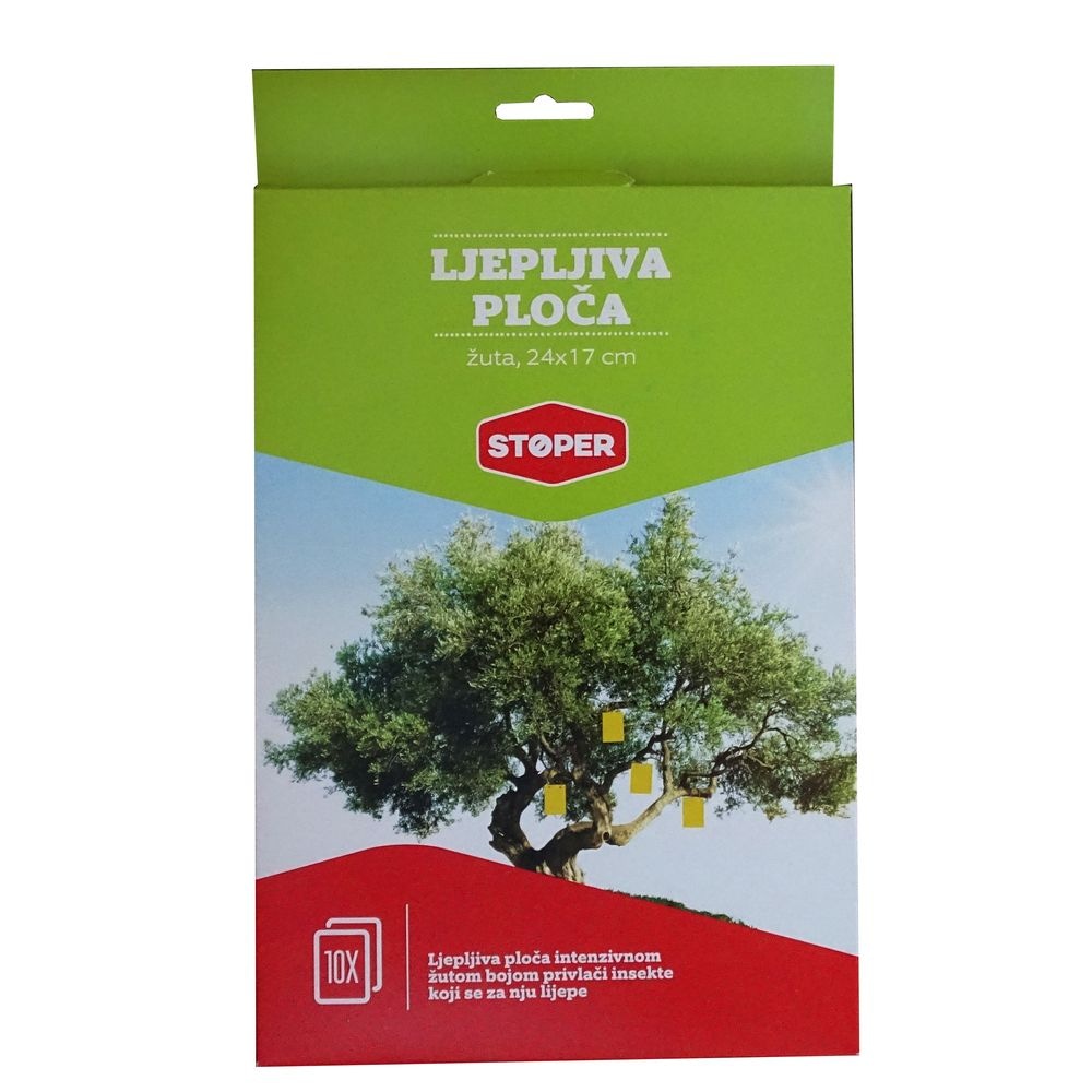 Ljepljiva ploča žuta za miševe 1 kom