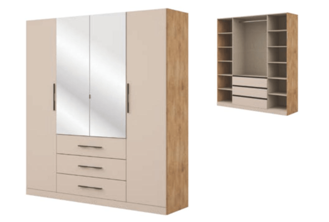 Cvita Next 4V Ormar Š202 x D60 x V220 cm