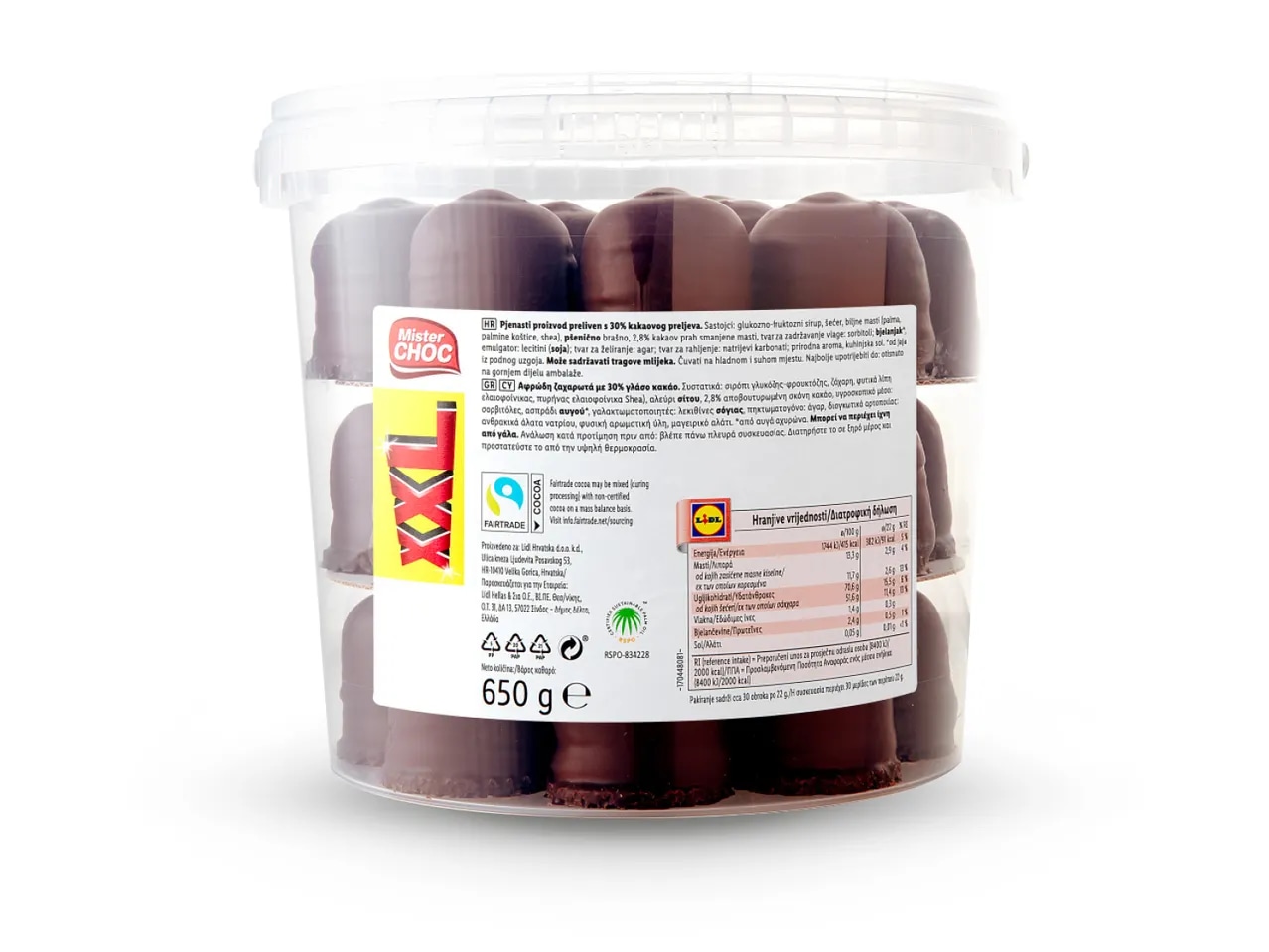 Mister Choc Pjenasti poljupci XXL 650g
