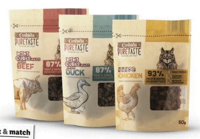 Coshida Pure Taste Premium hrana za mačke 4 x 85 g