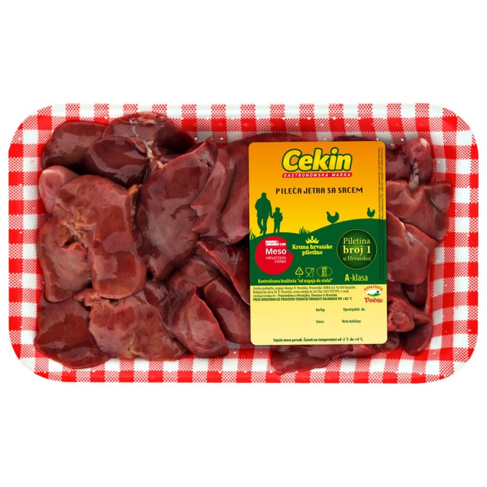 Cekin Jetra sa srcem pileća 500g Cekin