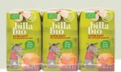 BILLA BIO Sok nektar jabuka 3x0,2l