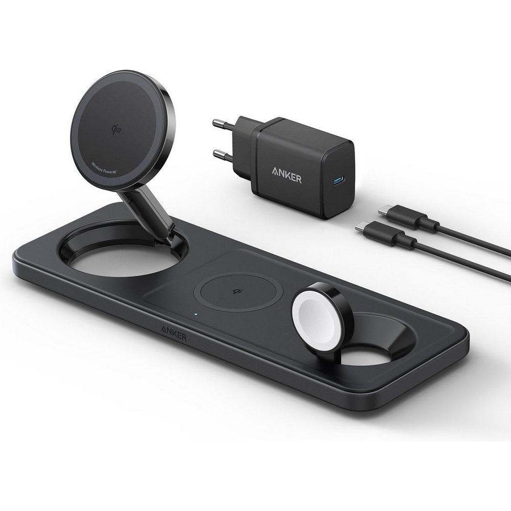 Kućni punjač Anker bežična stanica 3U1 Mag Go Pad