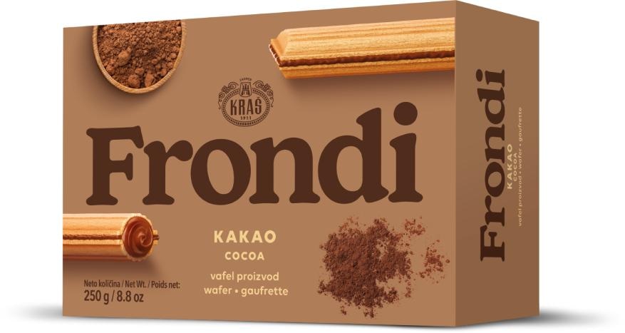 Keks Frondi Malina, Tamni kakao 225 g Kraš