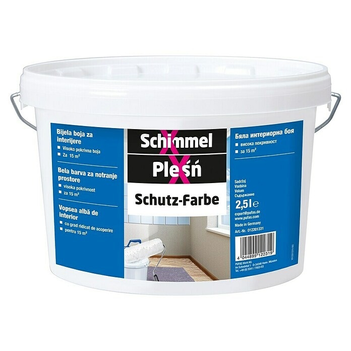 Boja za interijere 'PlesnX' 2,5 l