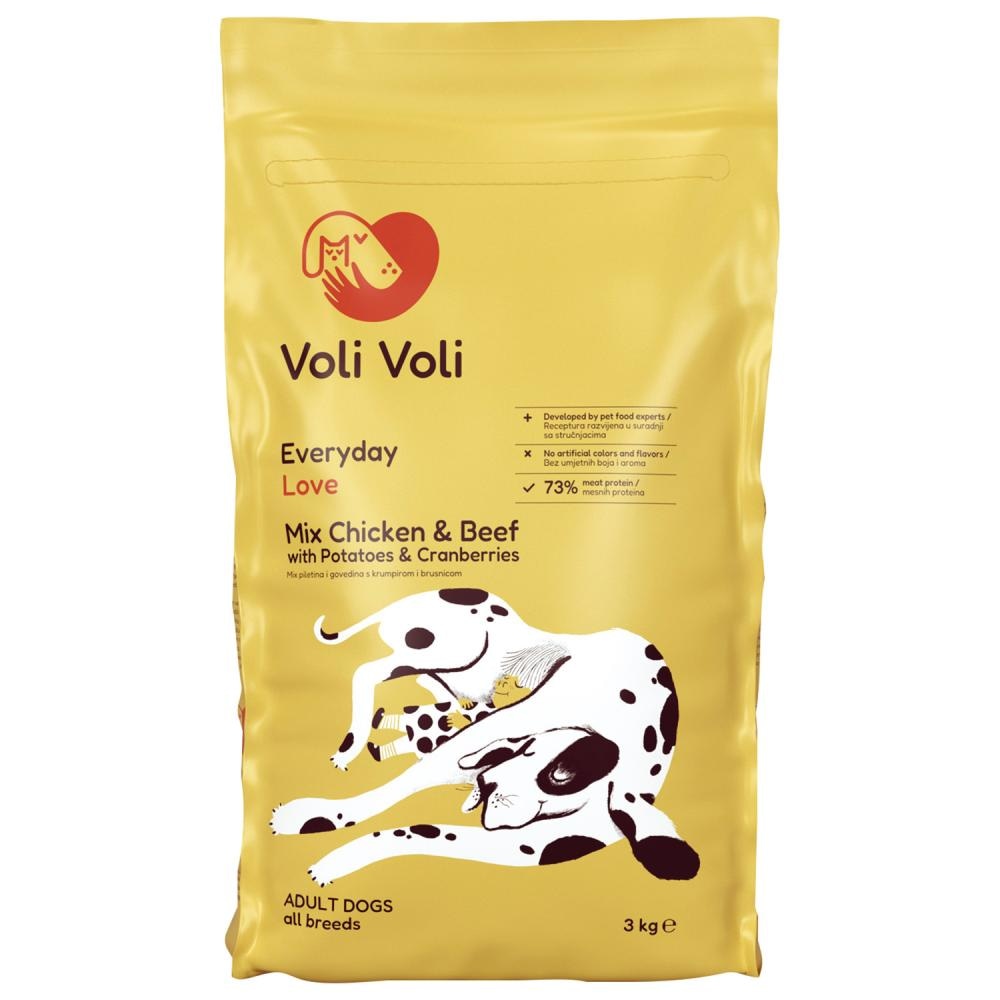 Hrana za pse Voli Voli Govedina 3 kg