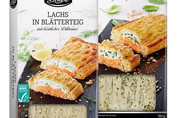 Losos u lisnatom tijestu 700 g