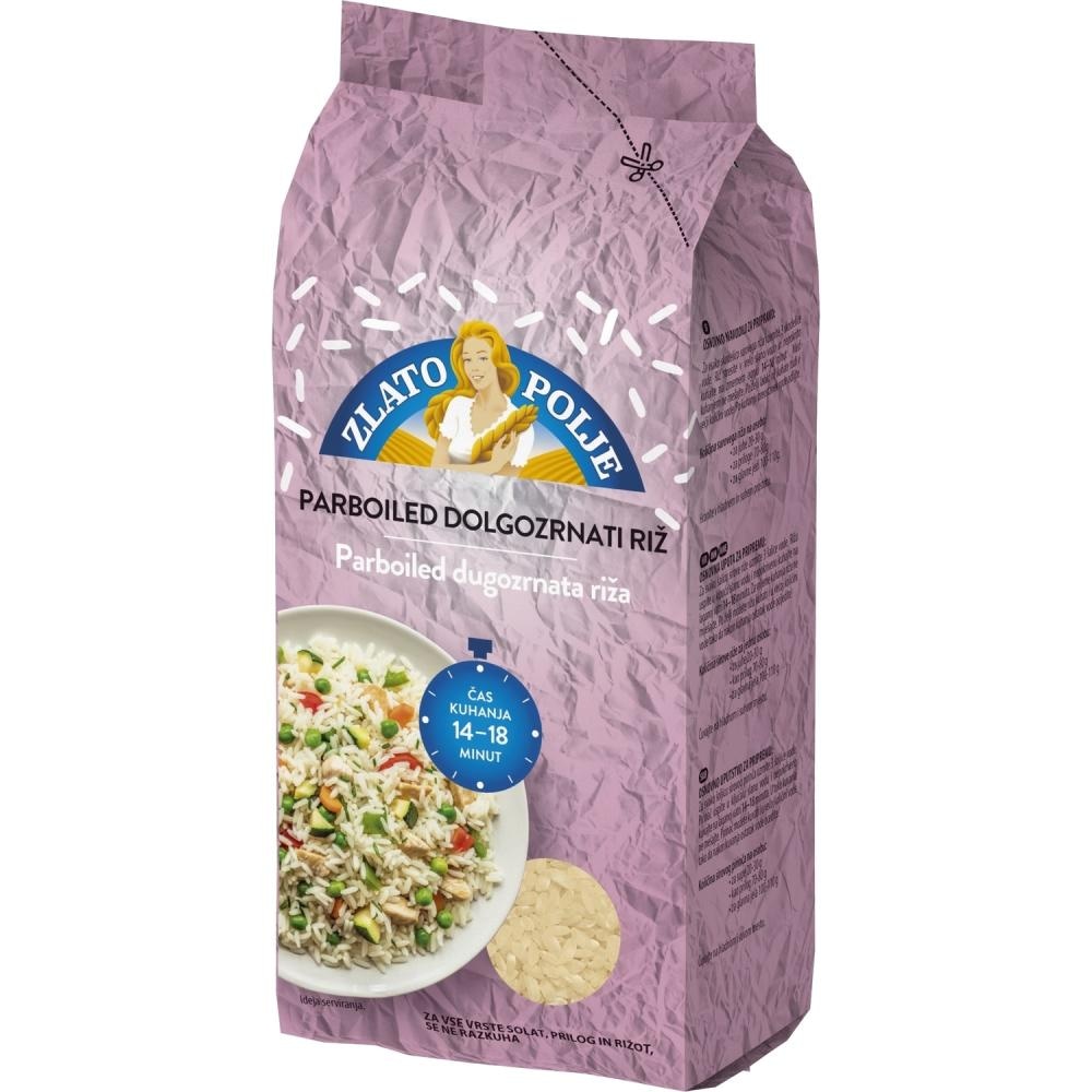 Zlato Polje Parboiled Dolgozrnati Riž