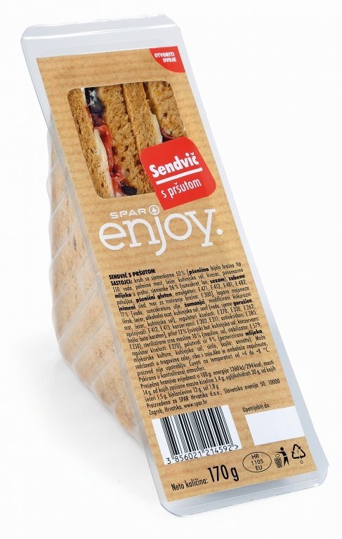 Sendvič Tramezzini SPAR enjoy od 150 g do 160 g