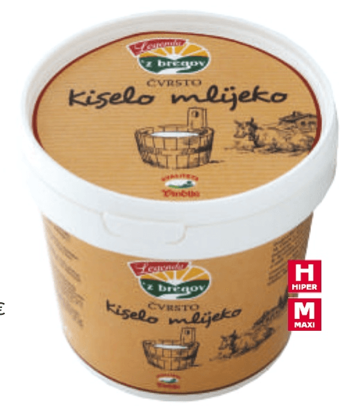 'z bregov, Vindija Kiselo mlijeko 900 g