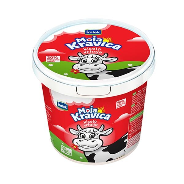 Moja Kravica Kiselo Vrhnje 750 g
