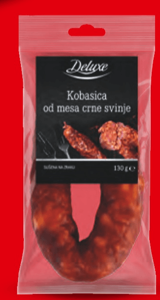 Premium kobasica od mesa crne svinje 130 g