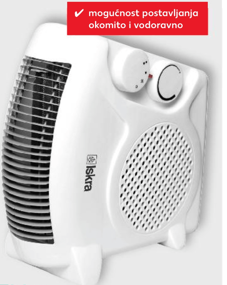 Iskra Ventilatorska grijalica komad