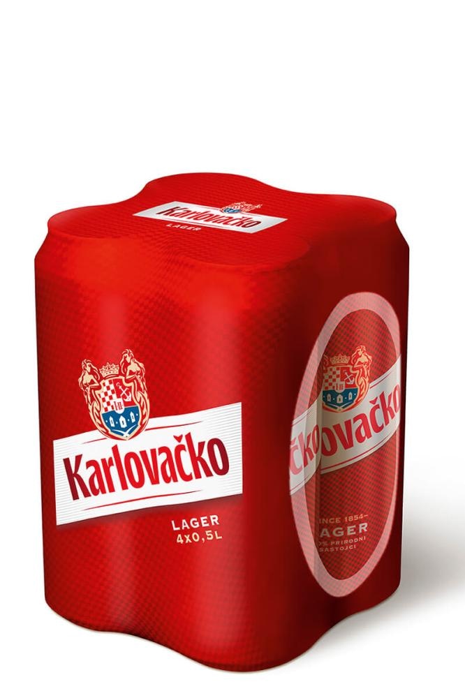 KARLOVAČKO Pivo 4pack (4x0.5L)