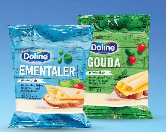 Doline Gouda ili Ementaler 350 g