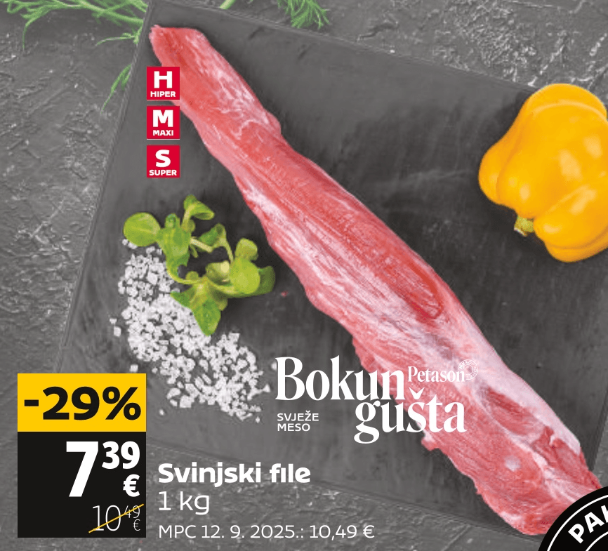 Bokun Petason Svinjski file 1 kg