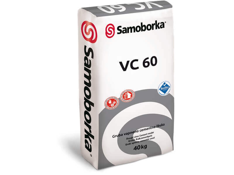 VC 60 vapneno-cementna žbuka 25 kg Samoborka