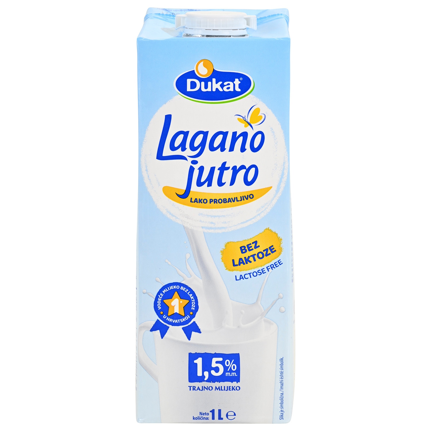 Mlijeko Dukat Lagano jutro 1 l