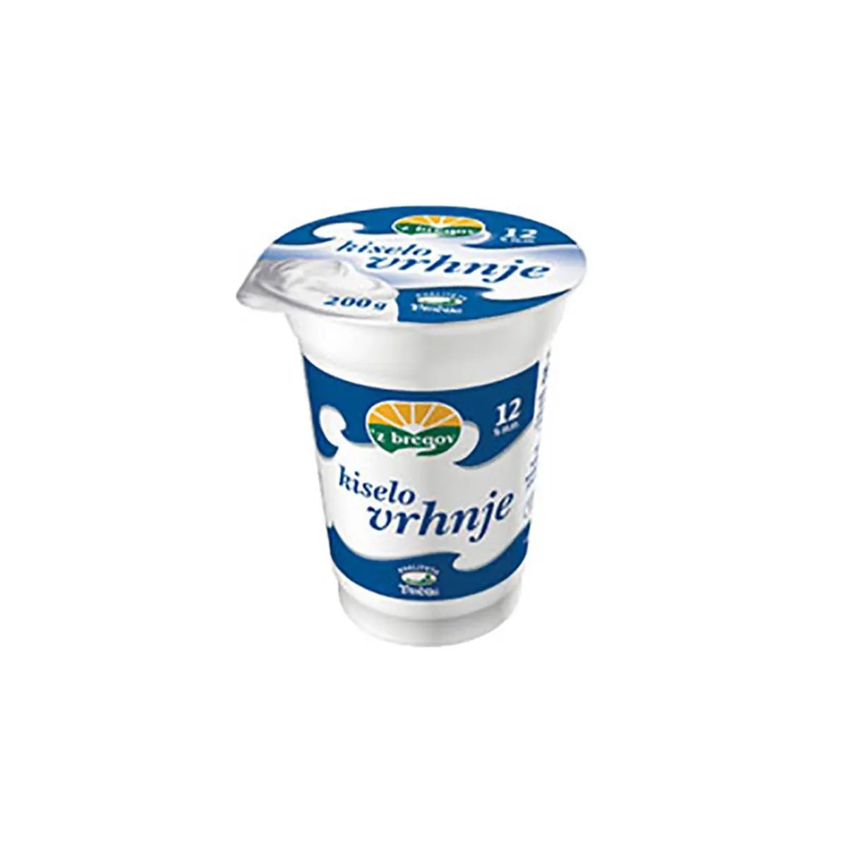 Vindija 'z bregov Kiselo vrhnje 200 ml