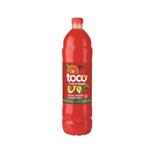 Sok Toco multivitamin, crvena naranča avokado 1,5 l