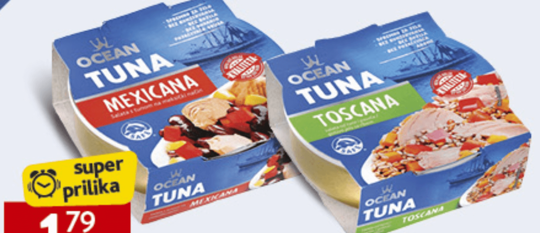Ocean Tuna komadi u maslinovom ulju 145g/104g