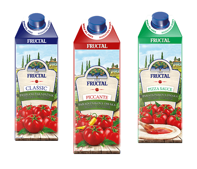 Pasirana rajčica 750 g Fructal