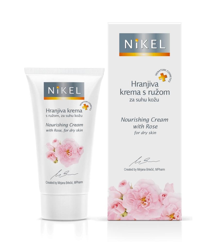 NIKEL hranjiva krema s ružom 50 ml