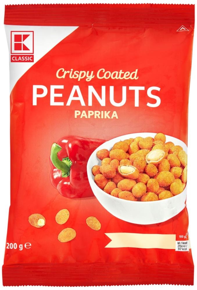 CLASSIC Crispy Coated Peanuts Paprika 200 g