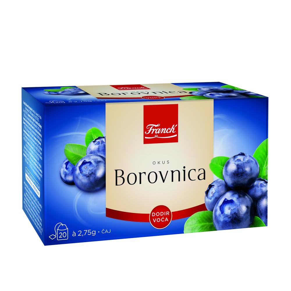 Čaj voćni Franck Borovnica 55g