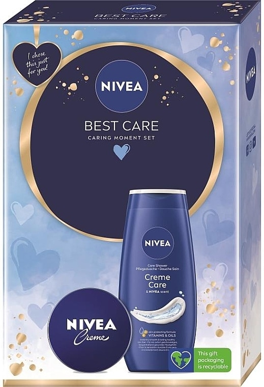 Nivea Set Caring 75ml + 250ml, pak