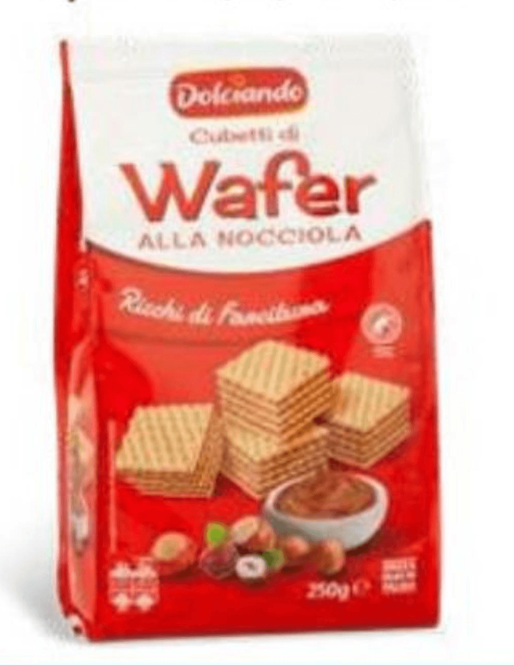 Napolitanke u kockicama od lješnjaka 250 g