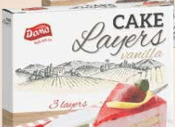 Kore za torte Dana 400 g