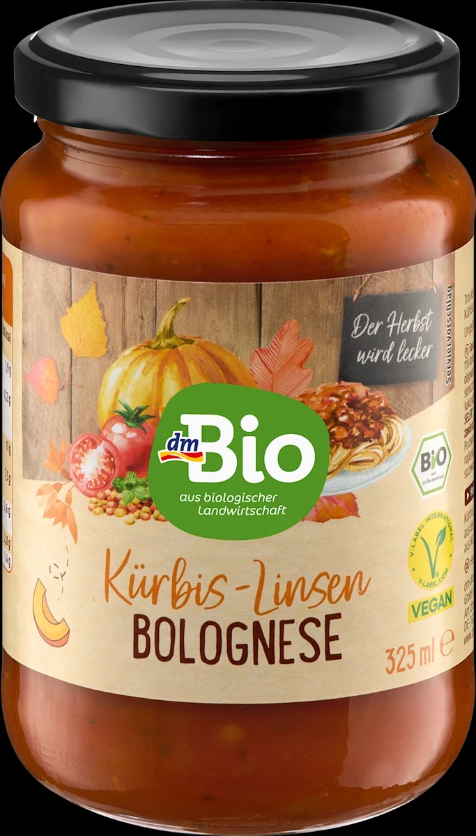 dmBio povrtna kašica umak bolognese od leće 250g