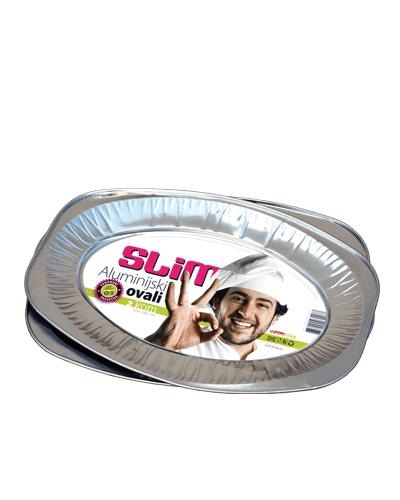 SLIM Aluminijski oval 2 komada