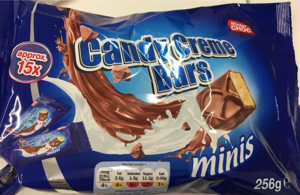 Candy Cream Bars Mister Choc
