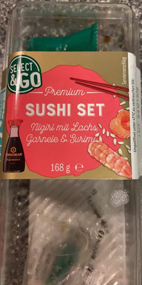 Select&Go Premium sushi 168 g - 185 g