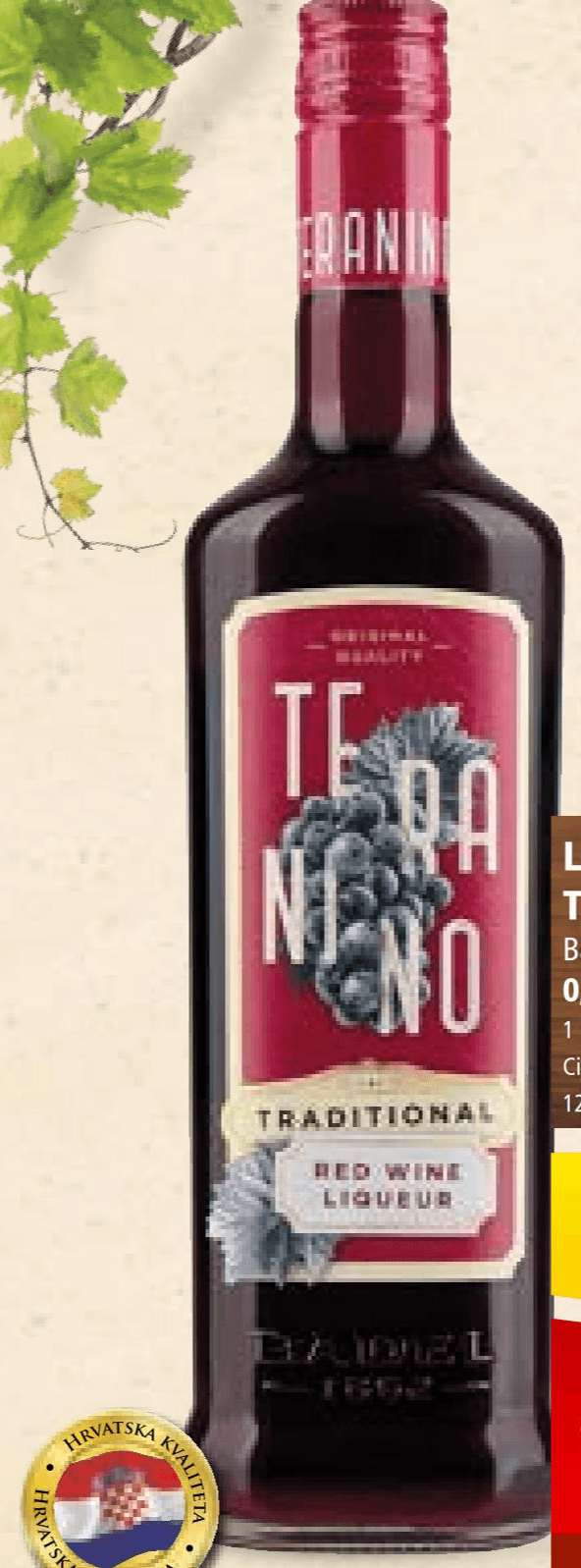 Liker Teranino Badel 0,7 L Badel