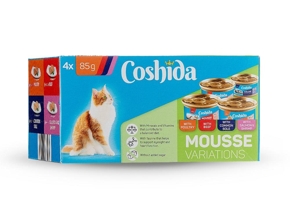 Coshida Selection Hrana za mačke mousse 4 x 85 g