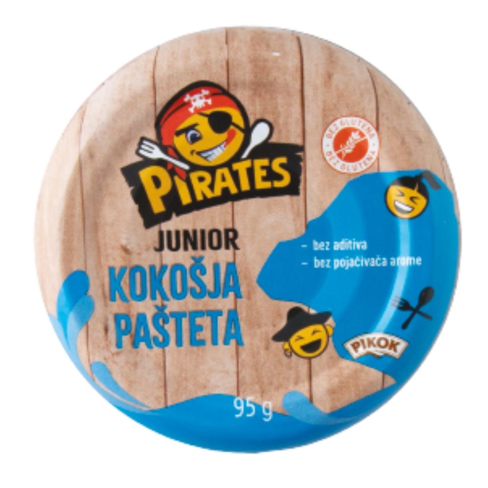Piratki Junior kokošja pašteta 95 g