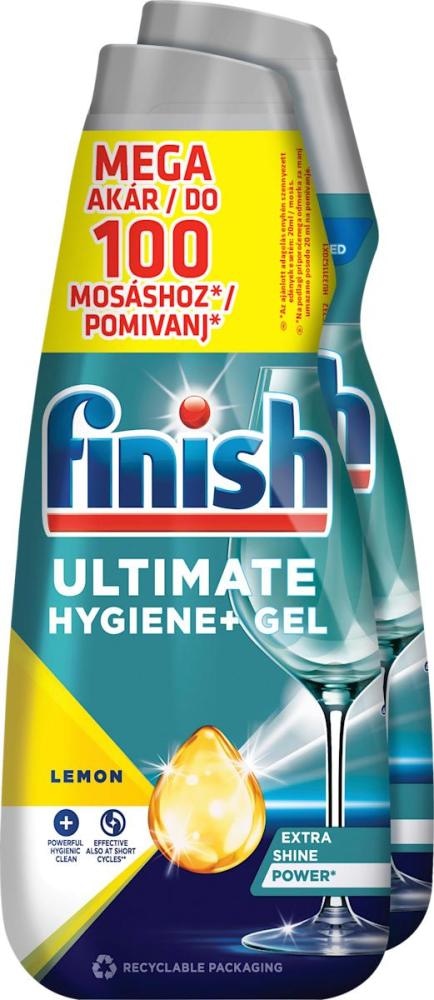 Finish Ultimate gel za strojno pranje posuđa limun 2x1l Finish