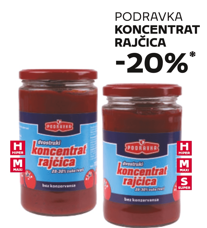 Podravka Koncentrat rajčica 500 g