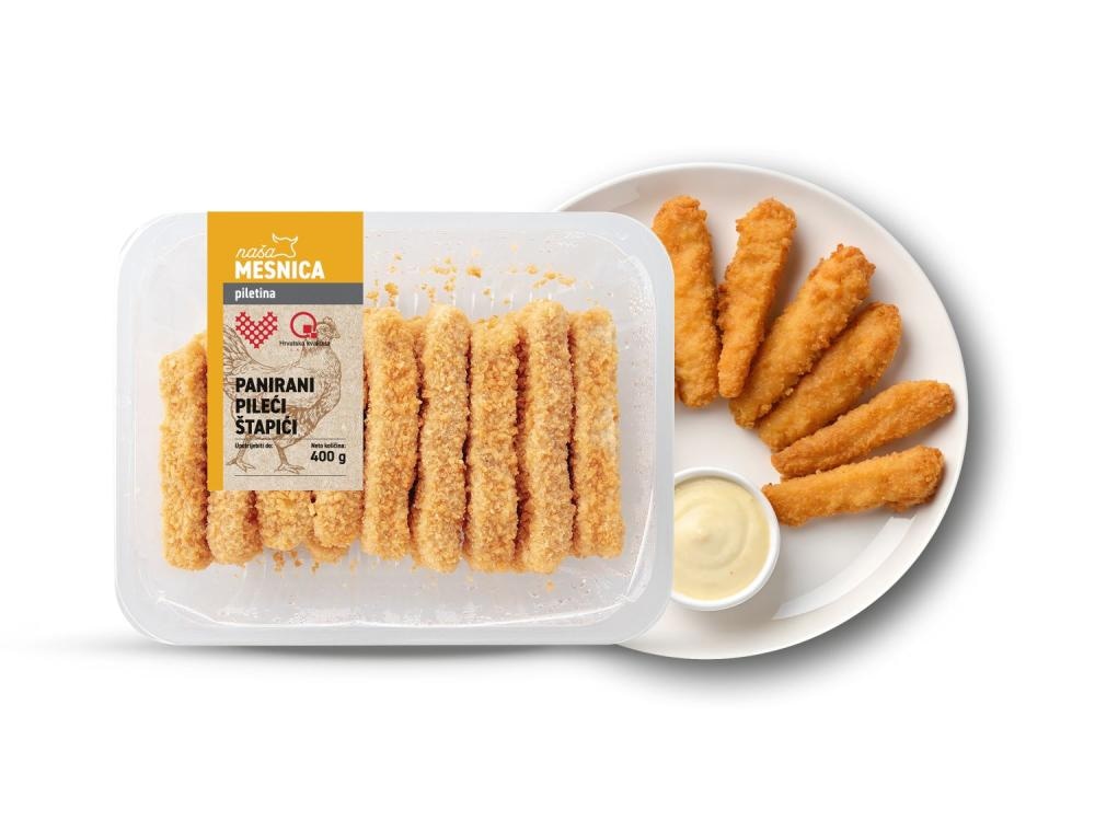 Panirani pileći štapići 400 g