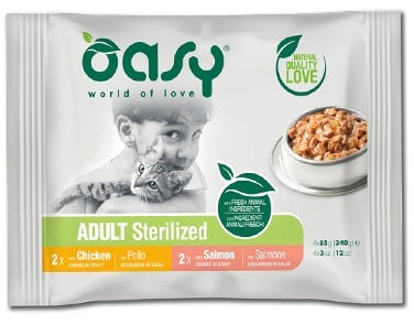 OASY Multipack za sterilizirane mačke 4x85g