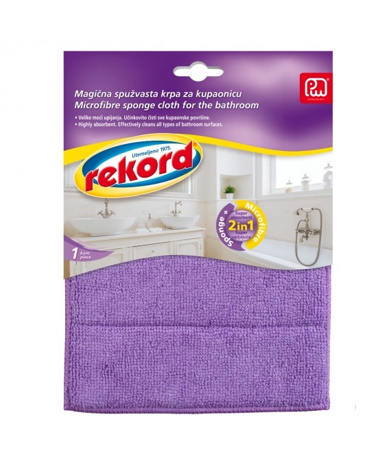 Rekord Spužvasta krpa 1 pak, 3 kom