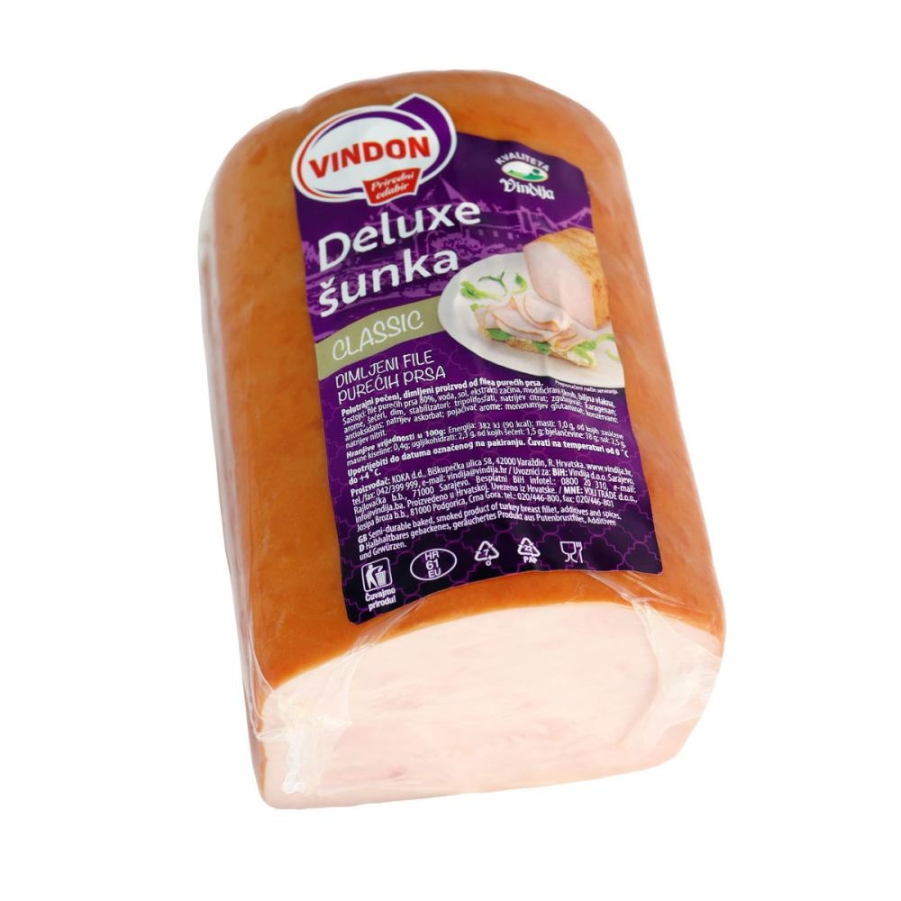 Vindon Pureća šunka De Luxe 1 kg