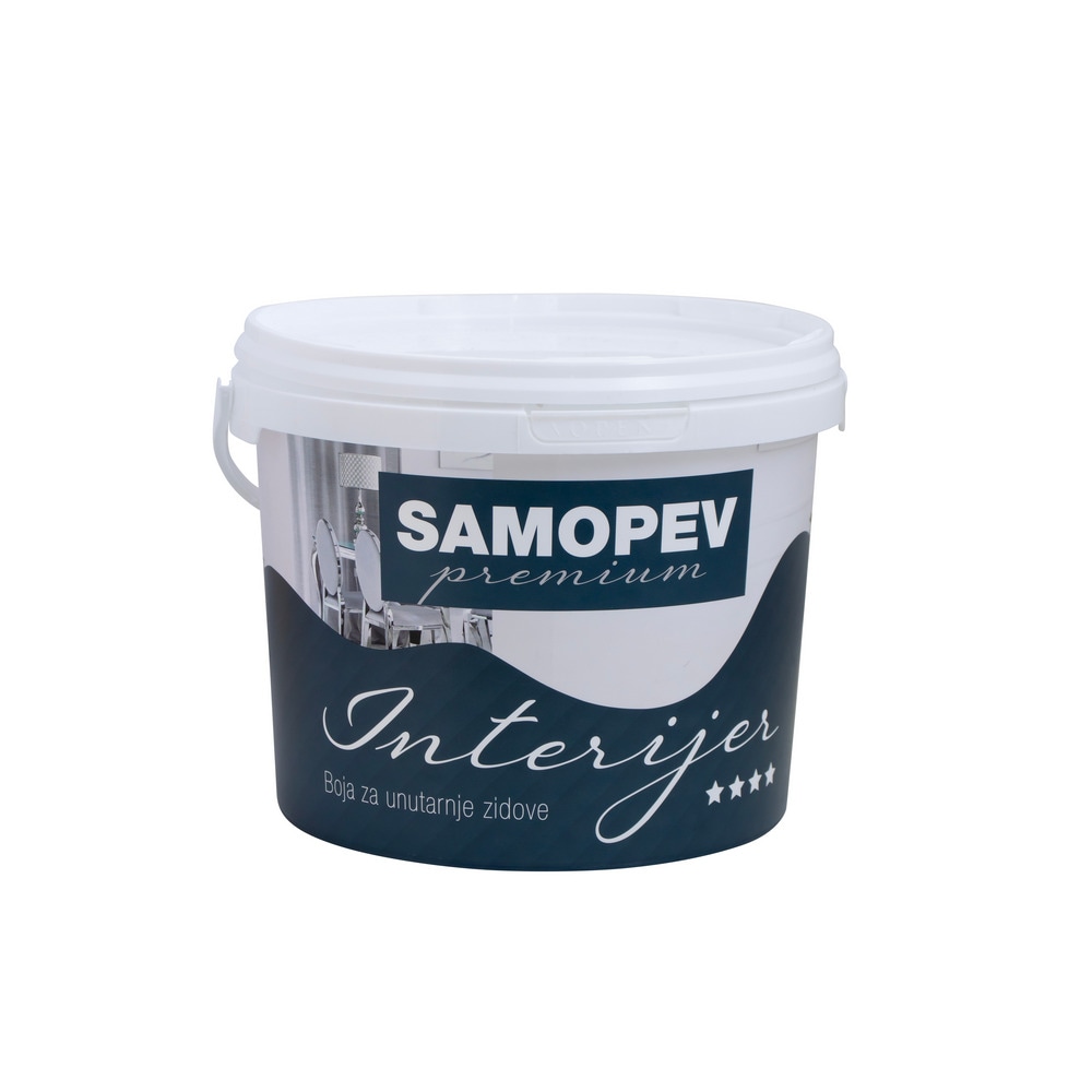 Unutarnja boja za zid Samopev Premium 2 l SAMOPEV