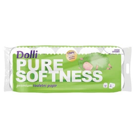 Dolli Toaletni papir Pure 10 rola
